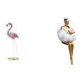 thumbnail image 1 of Lipstore Flamingo Statue en Résine Sculpture Art Extérieur Statue Figurine Art Abstrait Sculpture Figurine Statue Femme Centre de Table Collection Matériau en Résine, 1 of 8