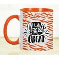 thumbnail image 5 of Inkdotpot Push Yourself To Be Great 11 Oz Ceramic Coffee Mug Positive Quotes Employee Boss Coworkers Birthday GIft-Orange, 5 of 5