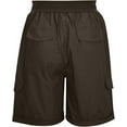 thumbnail image 4 of Women Cargo Shorts Summer Loose Hiking Shorts With Pockets Womens plus Size Denim Shorts, 4 of 6