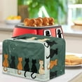 thumbnail image 3 of HELLHERO Cat Print Toaster Cover 4 Slice Universal, Anti Fingerprint Toaster Protector with Top Handle and Adjustable Drawstring, Oven Cover Durable, 3 of 8
