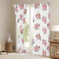thumbnail image 3 of Erosebridal Pink Flower Blackout Curtains Set of 2 (52x84 Each) for Girls, Spring Garden Floral Window Curtains, 3 of 6