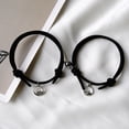thumbnail image 6 of 2Pcs Adjustable All-match Magnet Couple Braided Bracelet Fashion Jewelry, 6 of 8