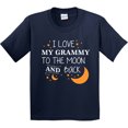 thumbnail image 3 of Inktastic I Love My Grammy to the Moon and Back Youth T-Shirt, 3 of 5