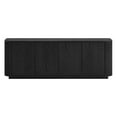thumbnail image 3 of Evelyn&Zoe Canton Transitional TV Stand For TVs up to 75", Black Grain, 3 of 8
