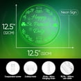 thumbnail image 5 of UPONRAY Happy St. Patrick's Day Neon Signs, 12.5"*12.5" Dimmable & USB-Powered LED Neon Light, Stylish Wall Decor for St. Patrick's Day Party, Home, Shop, Restaurant, Bar, 5 of 11