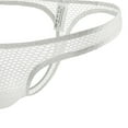 thumbnail image 5 of Jinhomg Mens G String Pouch Thong Lightweight Breathable See-Through Mesh Briefs Hollow Out Low Rise Bikini 2025 Clubwear Sales Today Today White L, 5 of 6