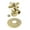 Brass, variant on Kingston Brass CC43101XK 1/2" FIP x 3/8" OD Comp Quarter-Turn Angle Stop Valve with Flange, Polished Chrome