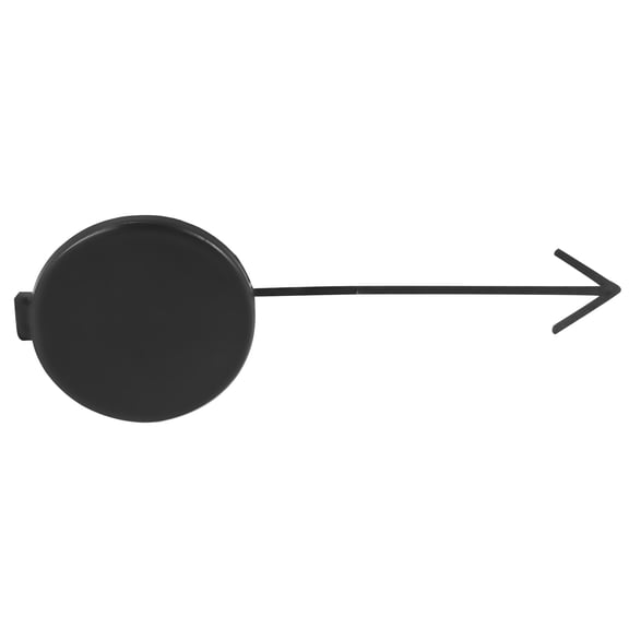 Car Front Bumper Tow Hook Cover 5C6807241 for Volkswagen Jetta 2012-2014 Tow Hook Eye Hole Cover Trailer Cap Black