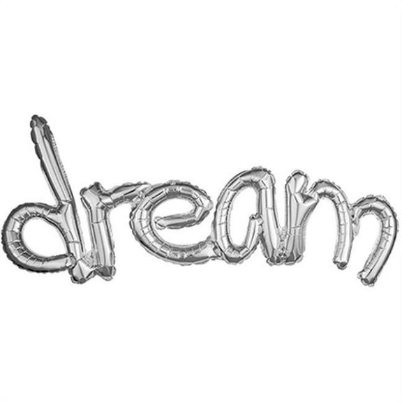 Loftus International A3-6703 Dream Silver Freestyle Phrase Balloon
