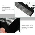 thumbnail image 4 of UPOUART Baseball Cap Display Rack Black Polyester Foldable Hooks Design Home Organization 1Set, 4 of 7