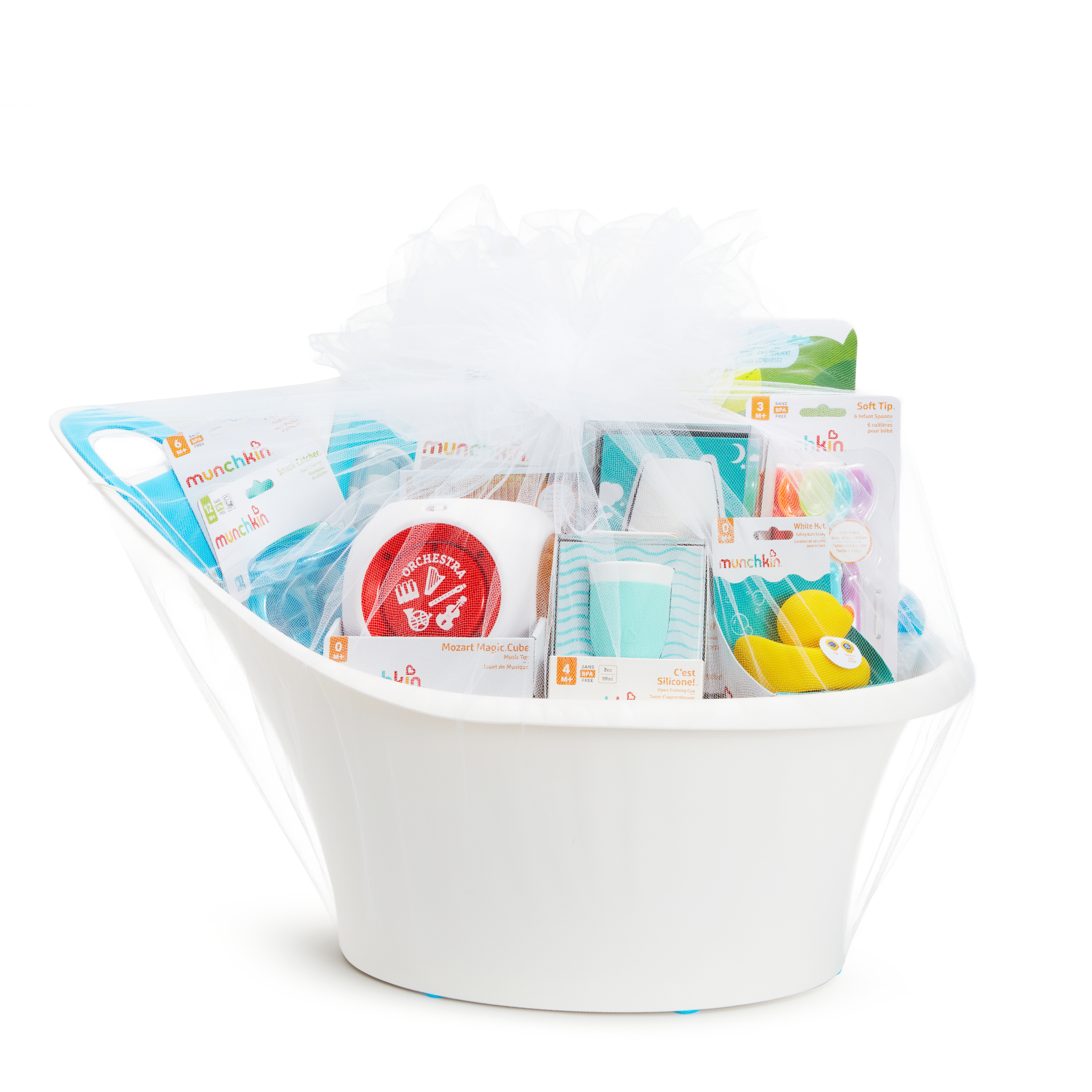 Munchkin® My Munchkin Gift Basket, Great for Baby Showers, Includes 15 Baby Products, Blue, Unisex - image 2 of 29
