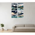 thumbnail image 2 of Mountain Wall Art Decor,Nature Landscape Canvas Wall Decor Art,Modern Abstract Wall Art for Living Room Bedroom Prints Poster,8x10 Inch Set of 4,Unframed, 2 of 5