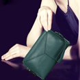 thumbnail image 3 of Bolso De Embrague Mini bolso multifunción de cuero PU para mujer, bolso de mano para tarjetas y monedas (verde), 3 of 8