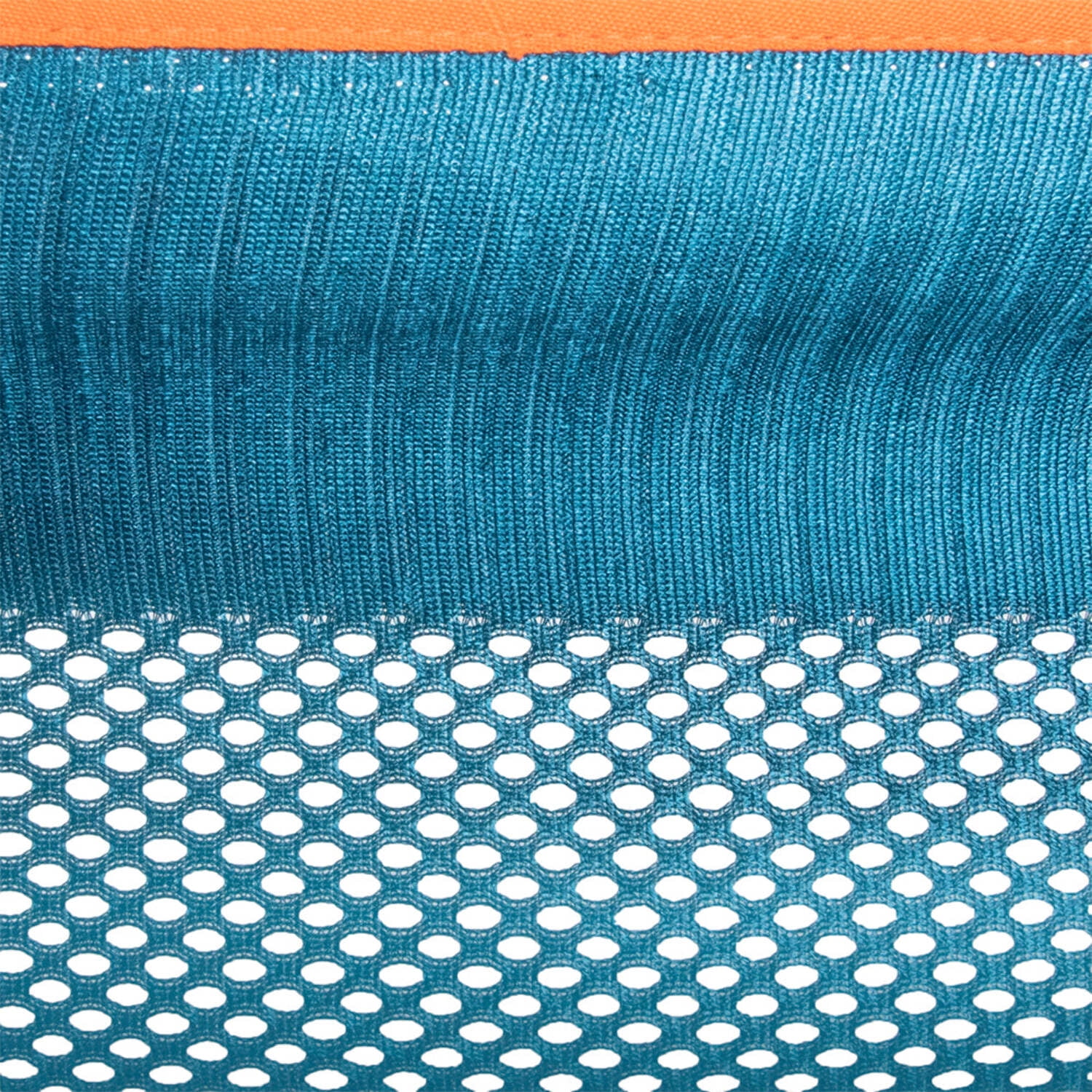 Vivere Polyester Mesh Double Hammock - Blue/Orange
