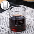 thumbnail image 3 of Clear Glass Espresso Liquid Glass Measuring Cup Glass Heavy Square for Measurement 3.38100ML, 3 of 7