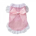 thumbnail image 1 of Summer Floral Bow Dog Dress Lace Trim Pet For Chihuahua Pug Yorkie Clothing Puppy Cat Products Dog Clothes For Small Dogs, 1 of 6