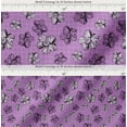 thumbnail image 2 of Soimoi Cotton Poplin Fabric Check & Floral Artistic Print Sewing Fabric Yard 42 Inch Wide, 2 of 7