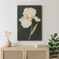 thumbnail image 3 of Canvas Wall Art White Iris Botanical Print for Living Room Decoration - 16x24, 3 of 8
