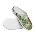 thumbnail image 3 of Fotbe Watercolor African Animals Wildlife Pattern Women's Fuzzy Curly Fur Memory Foam Loafer Slippers Indoor Outdoor Slippers Winter Home Shoes-42/43, 3 of 7