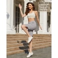 thumbnail image 2 of SPECIAL MAGIC Women’s Cotton Bermuda Sweat Shorts 10" Knee-Length Athletic Shorts with Pockets for Workout Lounge Sports, 2 of 6