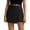 Black, variant on EYNMVR Women's Casual Mid Waist Skorts Wrap Front Business Casual Outfit Skirt Shorts