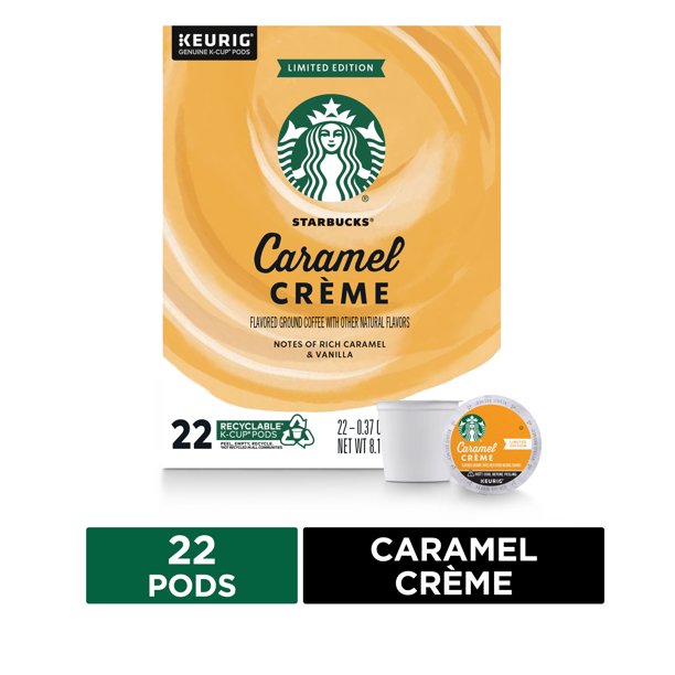 Starbucks Flavored K-Cup Coffee Pods — Caramel Crème for ...