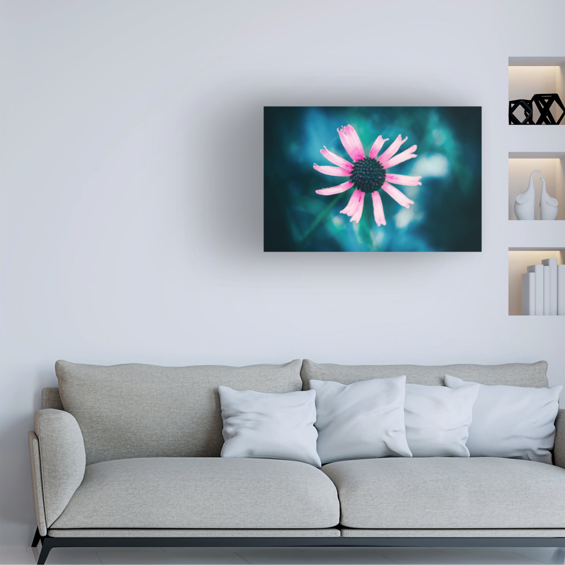 Canvas Wall Art - Ingo Menhard 'Pinky' Wall Art for Living Room, Bedroom, or Office D?cor by Trademark Fine Art - 24 x 16 Inches