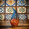 thumbnail image 1 of Turkish Ceramic Pelican Vase - Handmade 25 cm Traditional Style Decorative Pitcher - Multicolor Glazed Home Accent or Unique Gift Idea, 1 of 7