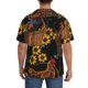 thumbnail image 3 of Fotbe Embroidery Chicken Rooster Camisa Estampada de Manga Corta para Hombre, Casual de Verano, Estilo Playero, Sin Arrugas-Medium, 3 of 5
