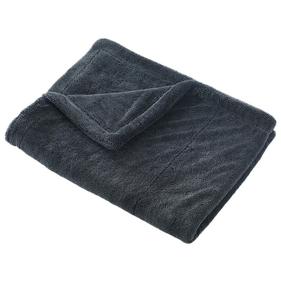 Gnwei Car Drying Towel, Premium Microfiber Towels for Cars, 10GSM, Edgeless Twisted Loop Design, No Streaks, Scratches, or Water Spot, Absorbent Wash Towel, 15.7" x 23.6"