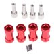 thumbnail image 2 of Adaptador combinador extendido de 15/20/25 mm con buje de 12 mm para Wraith AXIAL SCX10 D90 1:10 RC Rojo -25mm, 2 of 9