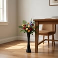thumbnail image 6 of Black Vase Table Ceramic Vases,Skinny Long Vase for Pampas Grass,Modern Minimalist Style Flower Vases for Home Decor Office Decoration,Centerpieces, 6 of 6