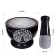 thumbnail image 3 of Mortar and Pestle, Made of Heavy Duty Polished Hard Stone, Natural Stone Grinder for Spices, Pastes, Herbs, Seasoning etc. (Tree of Life), 3 of 7