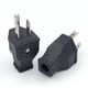 thumbnail image 2 of Conector de cable de extensión, adaptador de toma de corriente macho, recableable, industrial, CA, 3 pines, 15a, 2 of 3