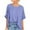 Purple, variant on HAiming Women Oversized T-Shirt Summer Casual Short Sleeve Round Neck Basic Tops Solid Color Loose Tees Blouses