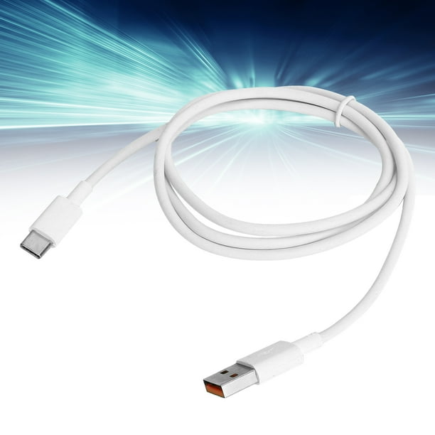 Cable cargador US Bto tipo C, cable de carga súper rápido USB C para cable de carga Huawei tipo C confiable y duradero