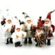 thumbnail image 5 of Navidad Sentado Papá Noel Abrigo hecho a mano Figuras de Papá Noel Muñeca con bolsa de regalo y regalos Decoración navideña para el hogar Oficina Mesa Fiesta de Navidad Adorno Regalo kaili Sencillez, 5 of 5