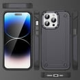 thumbnail image 2 of Funda TEKKU Tough cover para iPhone 15 PRO MAX Negra, 2 of 7
