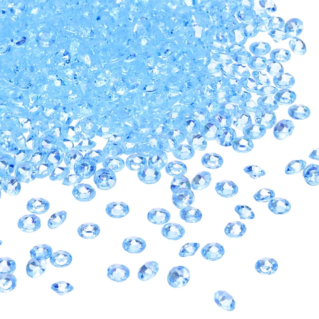 5000Pcs Wedding Table Scatter Confetti for Crafts,Table Centerpiece Decor, Bridal Shower Parties (Light Cyan, 4.5mm)
