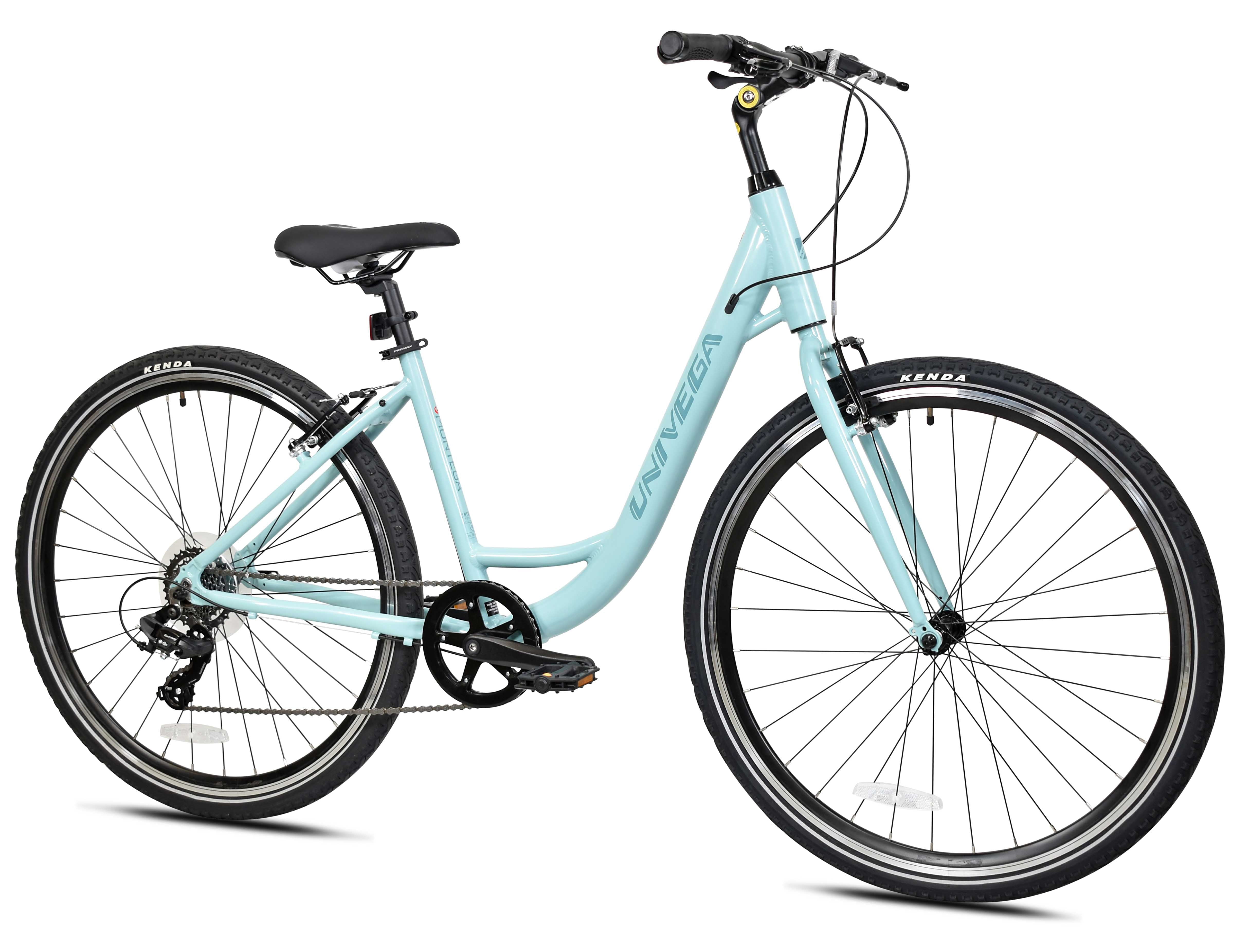 700C Univega Montega Step Thru Comfort Hybrid Adult Bicycle, Small