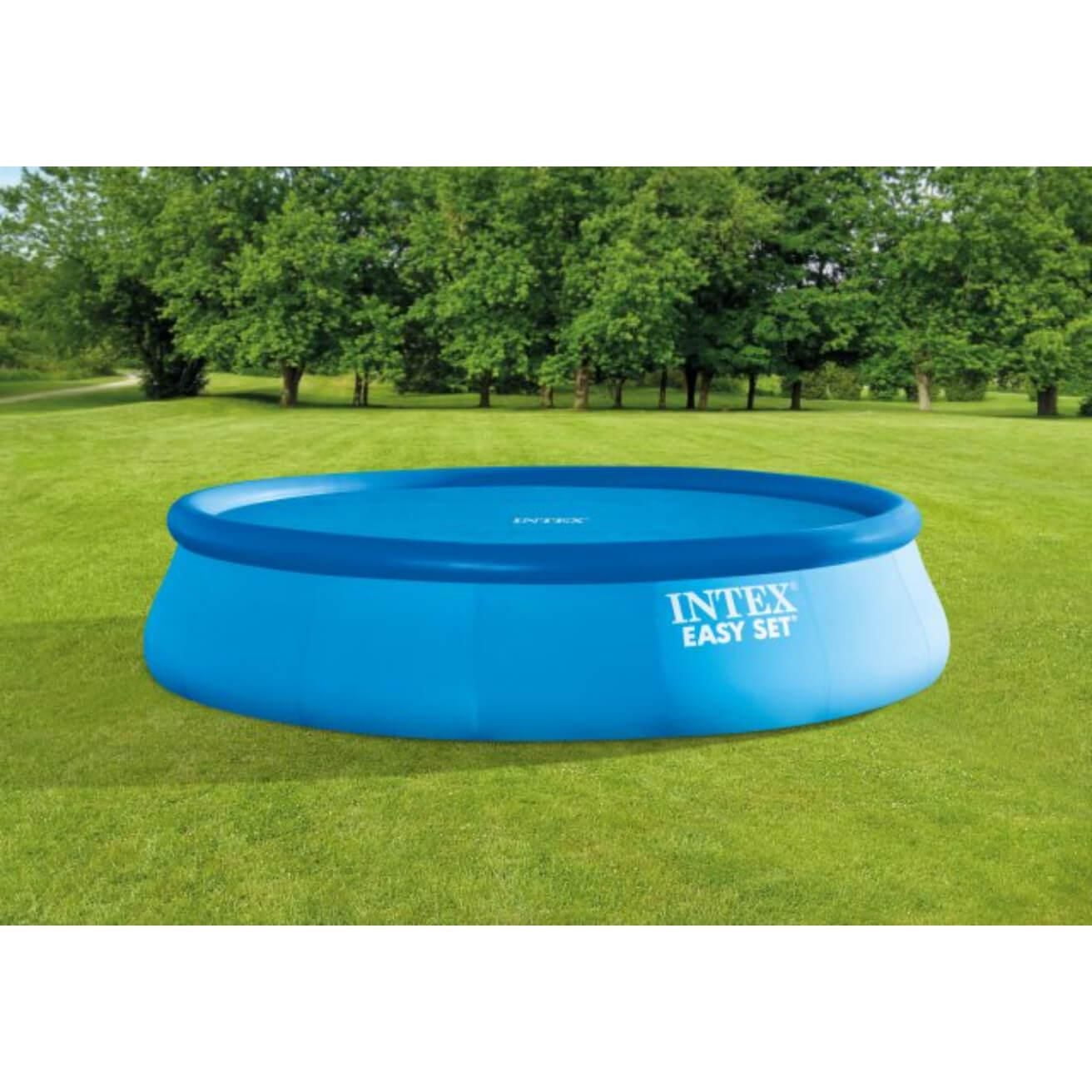 Couverture de piscine solaire Intex de 15 pieds, âge : adulte