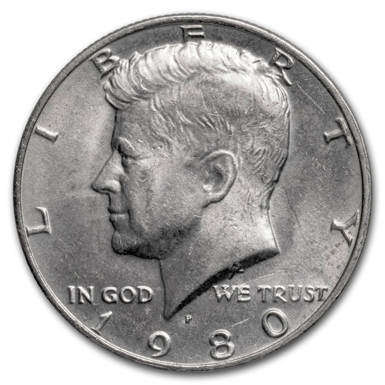 BU Brilliant Uncirculated 1 Roll 1980 D JFK Kennedy Half Dollars 20 coins 