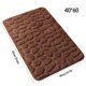thumbnail image 4 of Wosthever Alfombrilla de baño de secado rápido, antideslizante, para ducha, , gruesa, lavable, absorbente, para baño, baño, cocina, sala de Juegos de accesorios de baño Café 40x60cm, 4 of 6