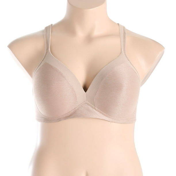 Buy Olga Women's Plus Size Play It Cool Wirefree Contour Bra, Breezy Blue,  44DD at