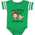 thumbnail image 3 of Inktastic Merry Christmas to me, a Big Sister to be Girls Baby Bodysuit, 3 of 5