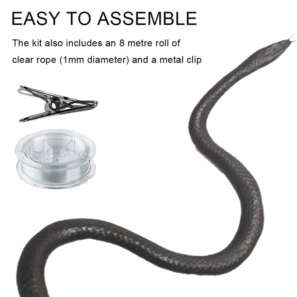 Juguete de broma de serpiente de 120 cm con clip de cuerda, serpiente falsa realista, juguete de broma (Negro) | Bodega Aurrera en línea Juguete de broma de serpiente de 120 cm con clip de cuerda, serpiente falsa realista, juguete de broma (Negro) | Bodega Aurrera en línea