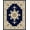 Blue, Pattern 2, variant on ODIKA 8'x10' Machine Washable Non-Slip Area Rug, Heirloom Damask with Classical Motifs High Traffic Rug, Yellow, 663897