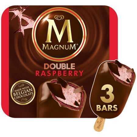 Magnum Double Raspberry Ice Cream Bars, 3 count - Walmart.com