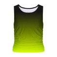 thumbnail image 3 of Vmvidoty Women's Sleeveless Crew High Neck Fitted Tank Top Summer Ribbed Knit Slim Basic Cami Shirts Green S, 3 of 4