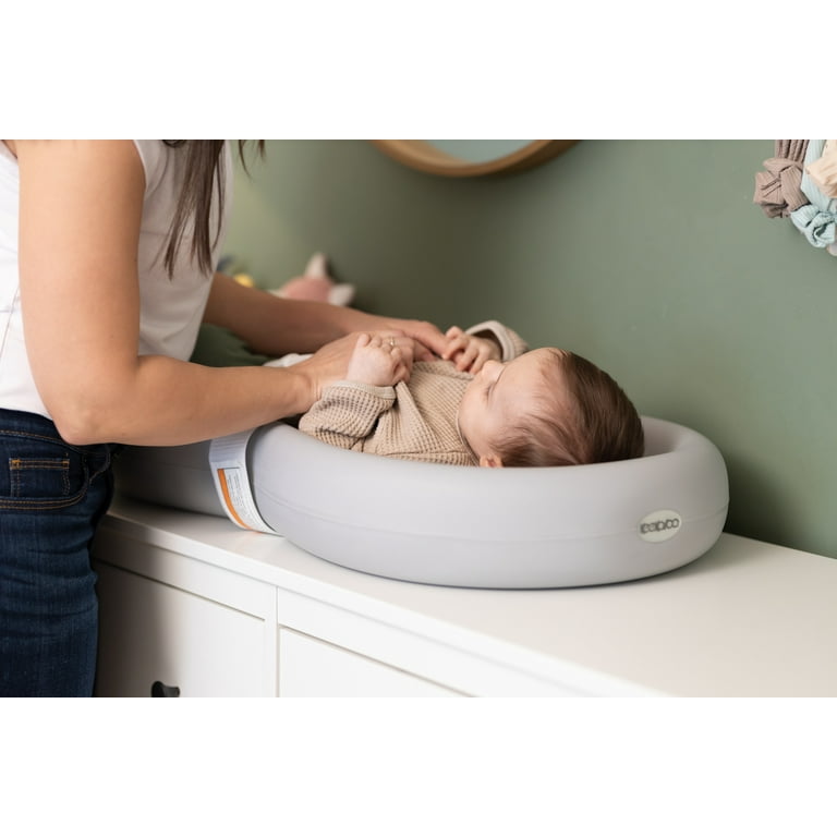 Keekaroo Peanut Diaper Changer - Gray, Comfortable, Nursery
